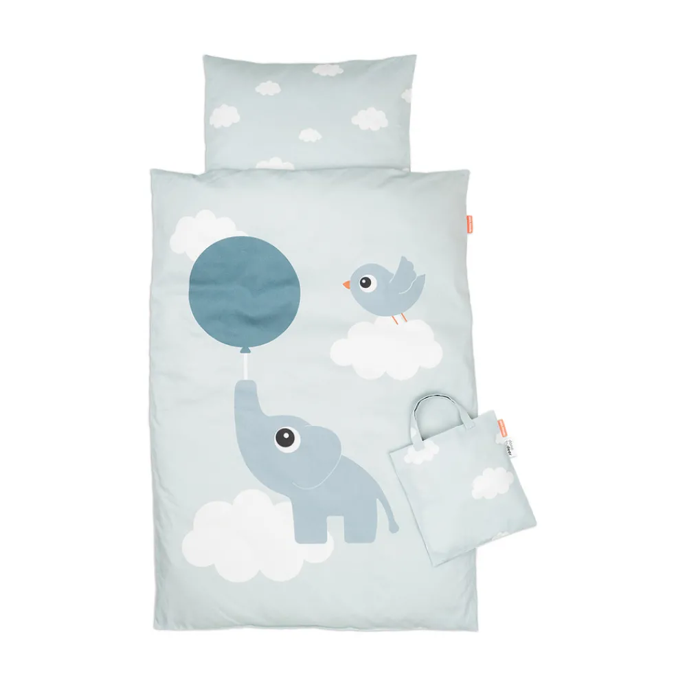 Done By Deer Baby sengetøj - elphee blå-Børn Sengetøj
