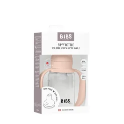 BIBS Baby Sippy Flaske Silikone 1pk 150 ml - Blush- Sutteflasker|Service