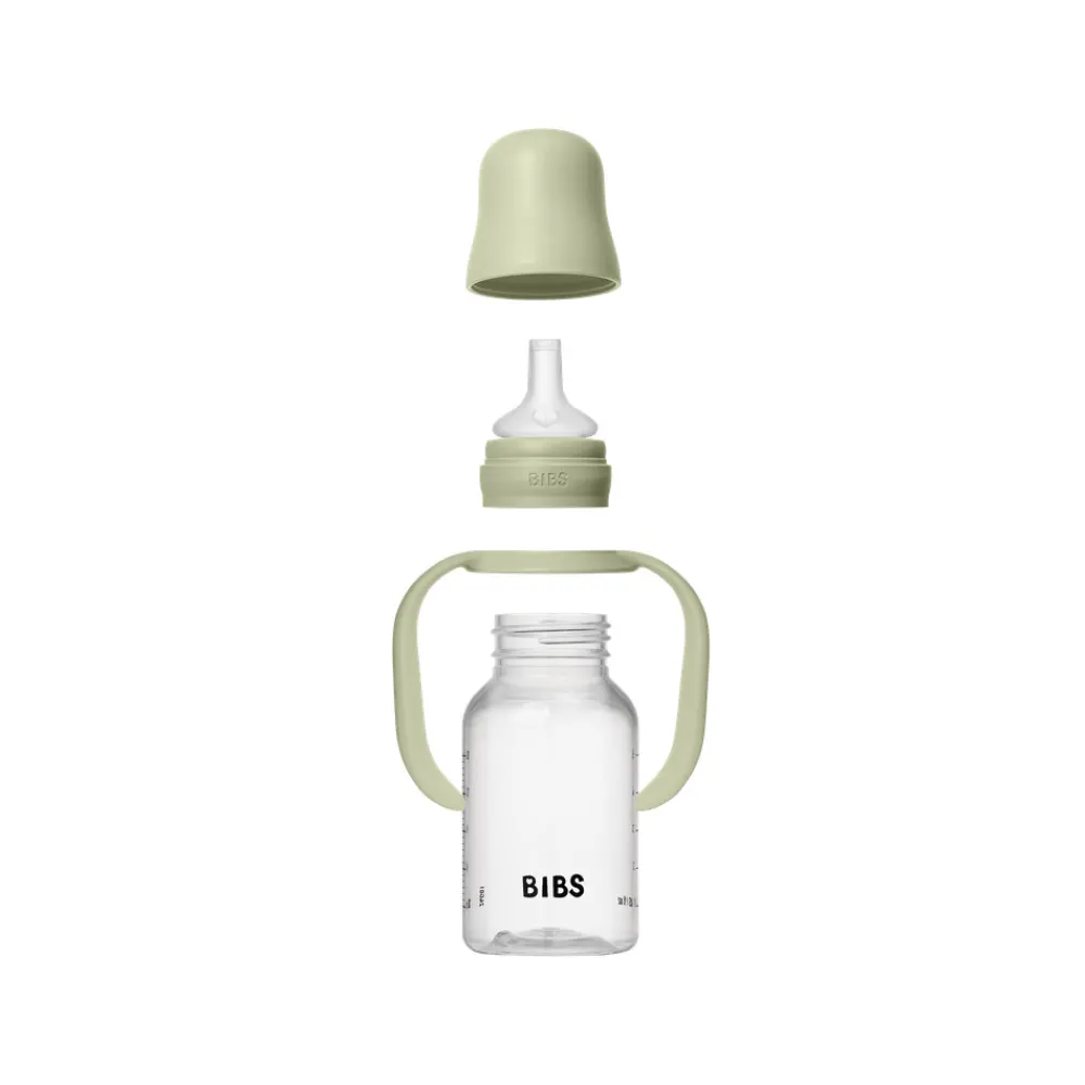BIBS Baby Sippy Flaske Silikone 1pk 150 ml - Sage- Sutteflasker|Service