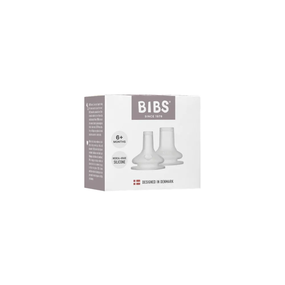 BIBS Baby Sippy Spout Silikone 2pk- Sutteflasker