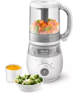 Philips Avent Babyfoodprocessor m.dampningsfunktion- Tilberedning & Rengøring