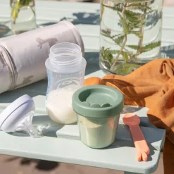 Done By Deer Babymad bøtte 3 stk. Croco - Grøn- Madopbevaring