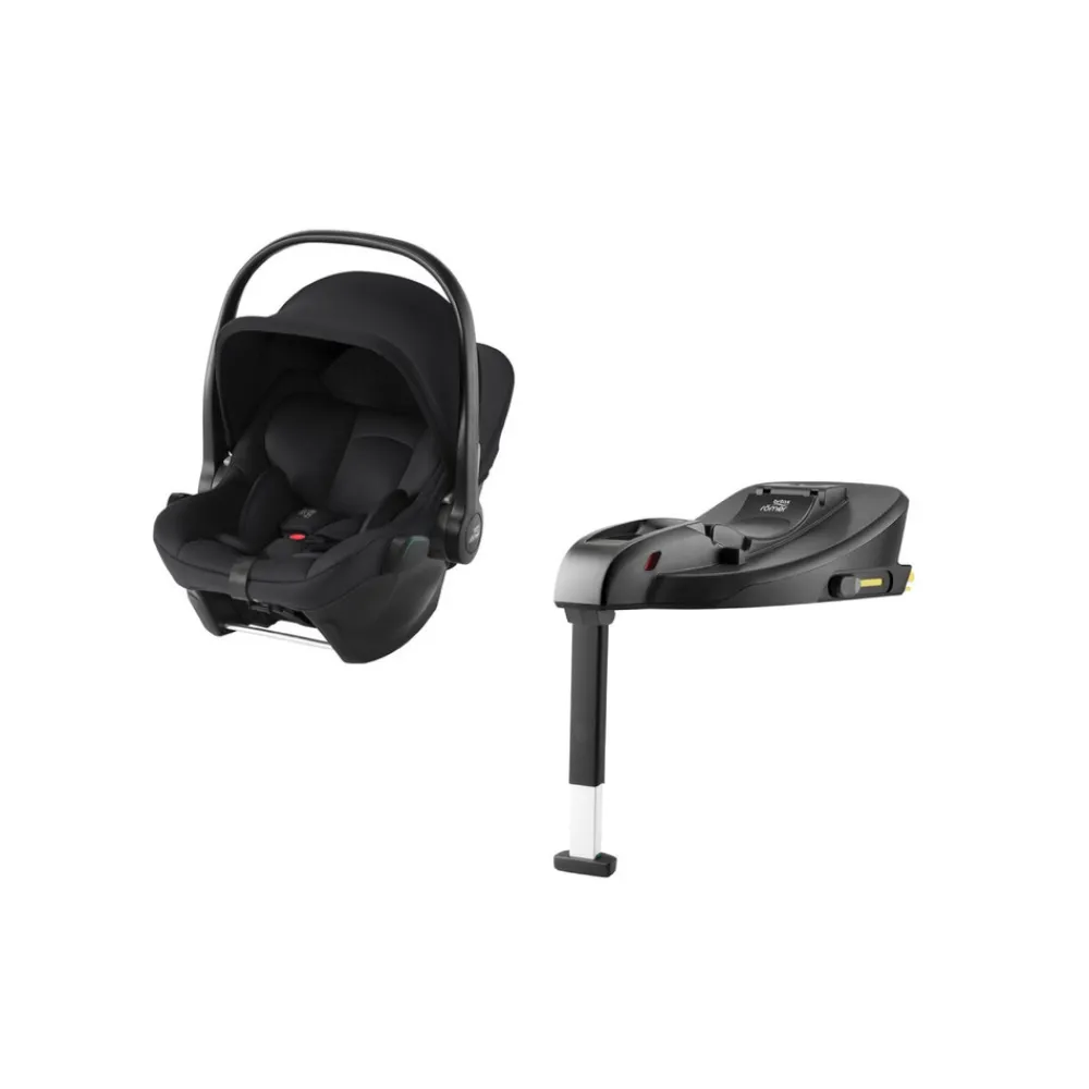 Britax Römer Baby-Safe Core inkl. base - space black- Autostole 40-87 Cm (0-15 Mdr.)