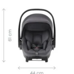 Britax Römer Baby-Safe Core inkl. base - space black- Autostole 40-87 Cm (0-15 Mdr.)
