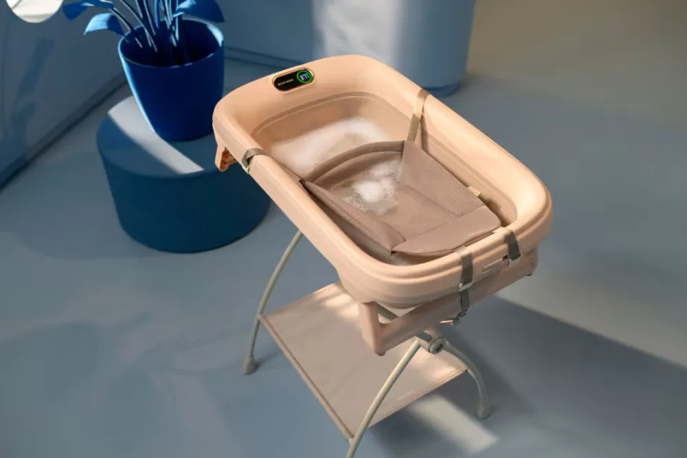 Maxi-Cosi Badekar Indigo og newborn support - Muted Terra- Badekar, Stativer & Badestole