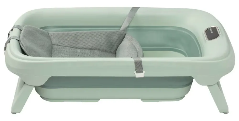 Maxi-Cosi Badekar Indigo og newborn support sage grøn- Badekar, Stativer & Badestole