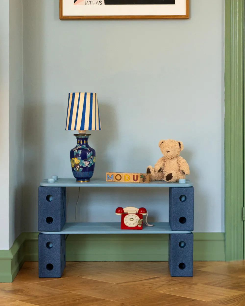 MODU Balancebane Deep Blue / Sky Blue- Tumlemøbler