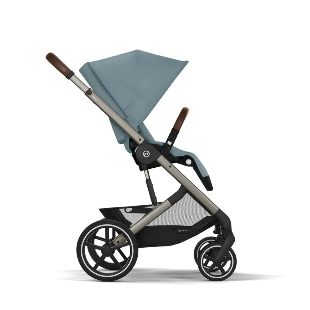 Cybex Balios S Lux - Stormy blue- Klapvogne Med Flade Sæder