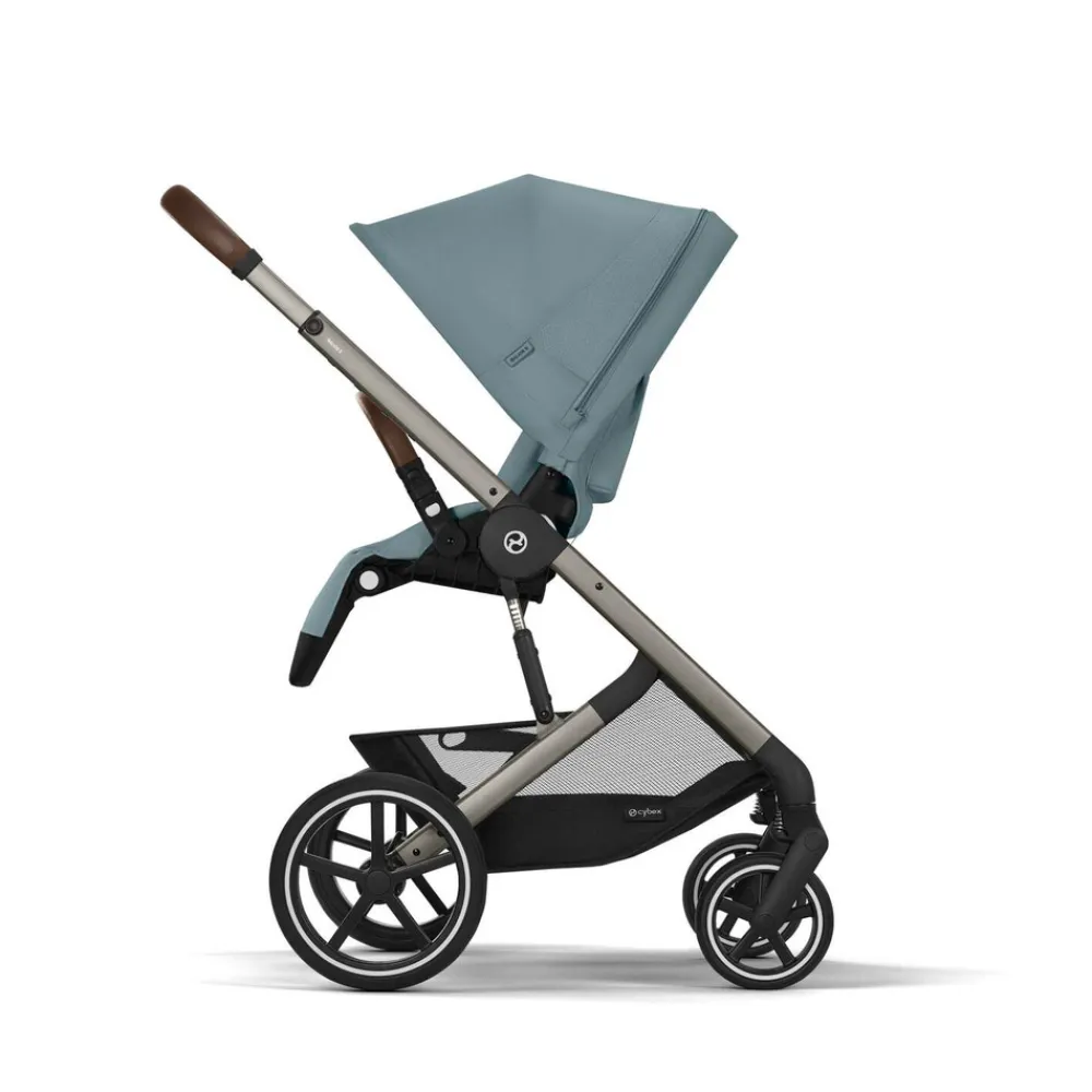 Cybex Balios S Lux - Stormy blue- Klapvogne Med Flade Sæder