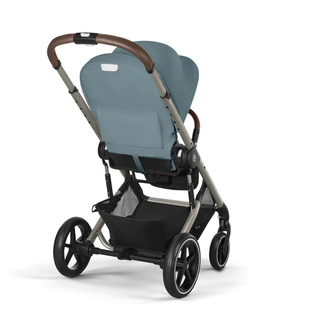 Cybex Balios S Lux - Stormy blue- Klapvogne Med Flade Sæder