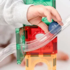 CONNETIX Ball Run - magnetsæt 92 dele - rainbow- Magnetlegesæt