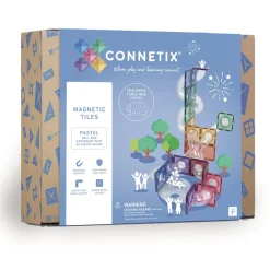CONNETIX Ball Run Expansion Pak udvidelsessæt 80 del pastel- Magnetlegesæt