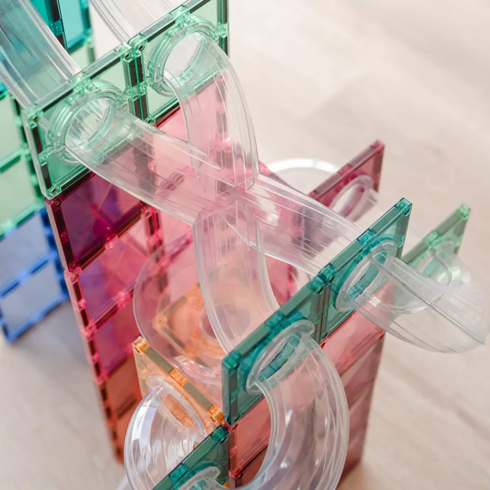 CONNETIX Ball Run Expansion Pak udvidelsessæt 80 del pastel- Magnetlegesæt