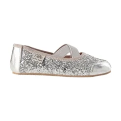 Sofie Schnoor Kids Ballerina - Silver- Sandaler Med Blink|Hjemmesko