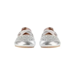 Sofie Schnoor Kids Ballerina - Silver- Sandaler Med Blink|Hjemmesko