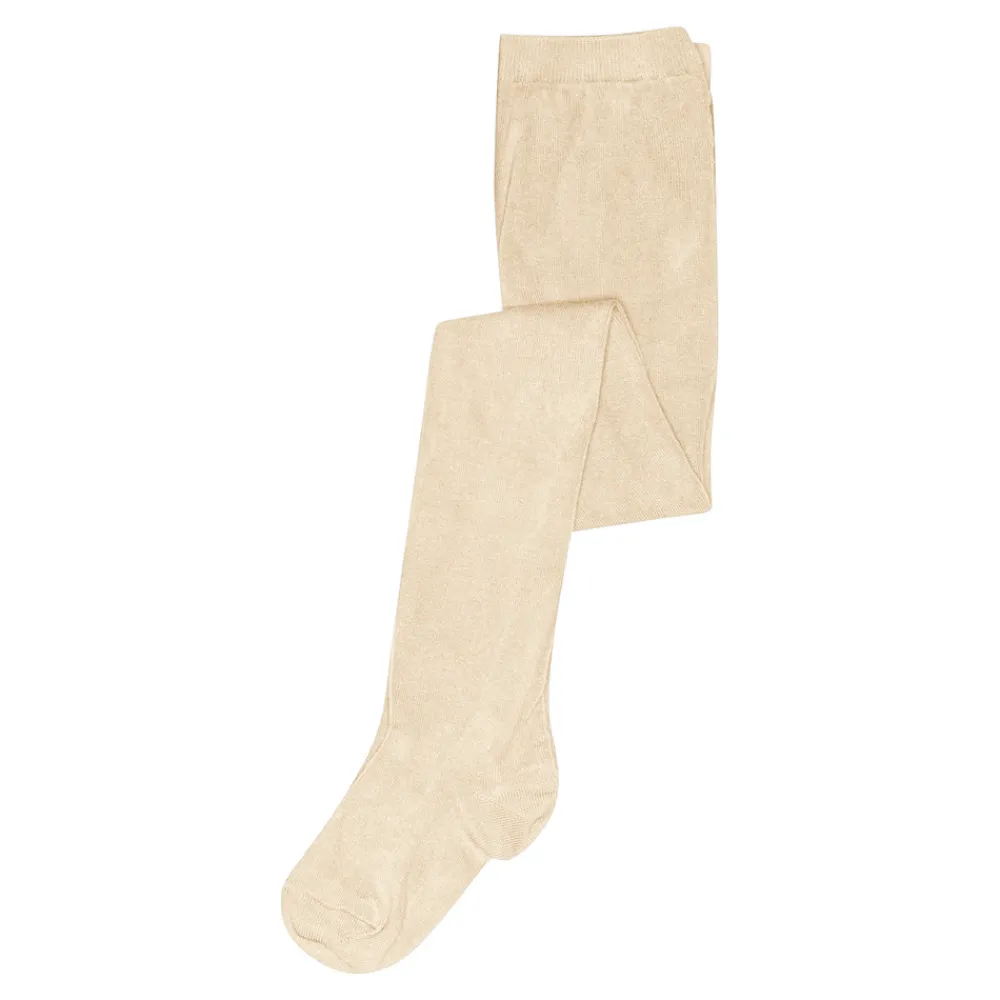 MP Denmark Bamboo tights - Ecru- Strømpebukser