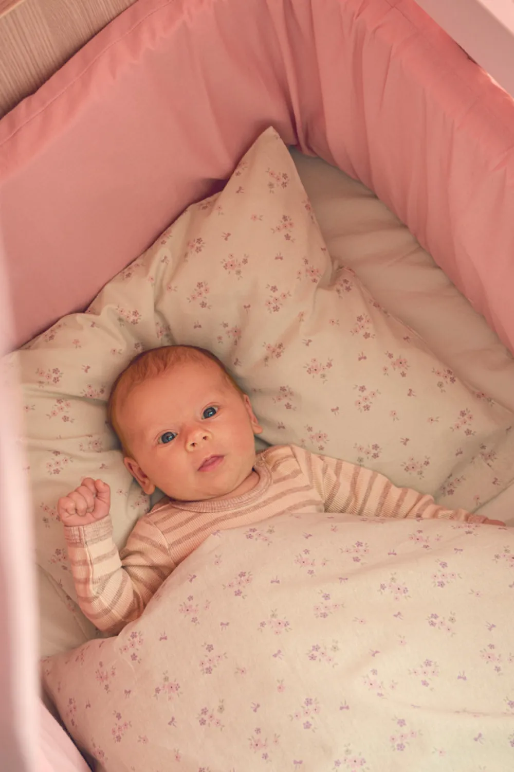 BeKids Bambus babydyne med sengetøj - Misty rose-Børn Pakkeløsninger|Sengetøj