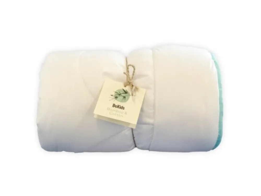 BeKids Bambus babydyne med sengetøj - Elefant-Børn Pakkeløsninger|Sengetøj
