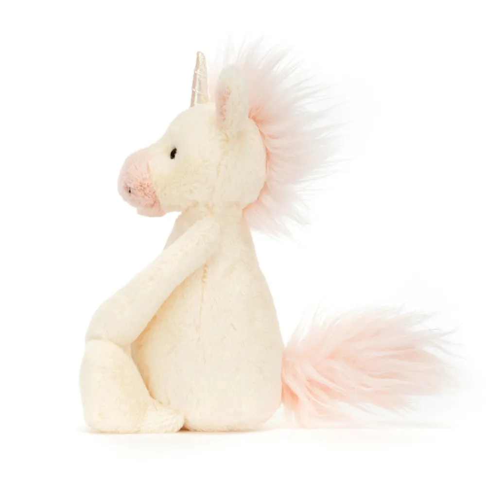 JellyCat Bashful Enhjørning, lille 18 cm- Bamser