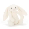 JellyCat Bashful kanin, creme Lille 18 cm- Bamser