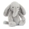 JellyCat Bashful Luxe Elefant, original 31 cm- Bamser