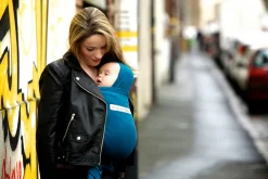 Love Radius By Je Porte mon Bebé Basic økologisk strækvikle blå- Bæreseler & Vikler