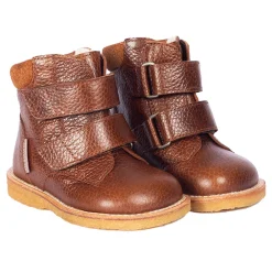 Angulus Begynder Tex Støvle Med Velcro - COGNAC- Vinterstøvler