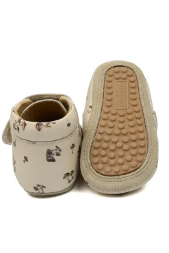 Pompom Begynder velcro print - Fungi- Hjemmesko