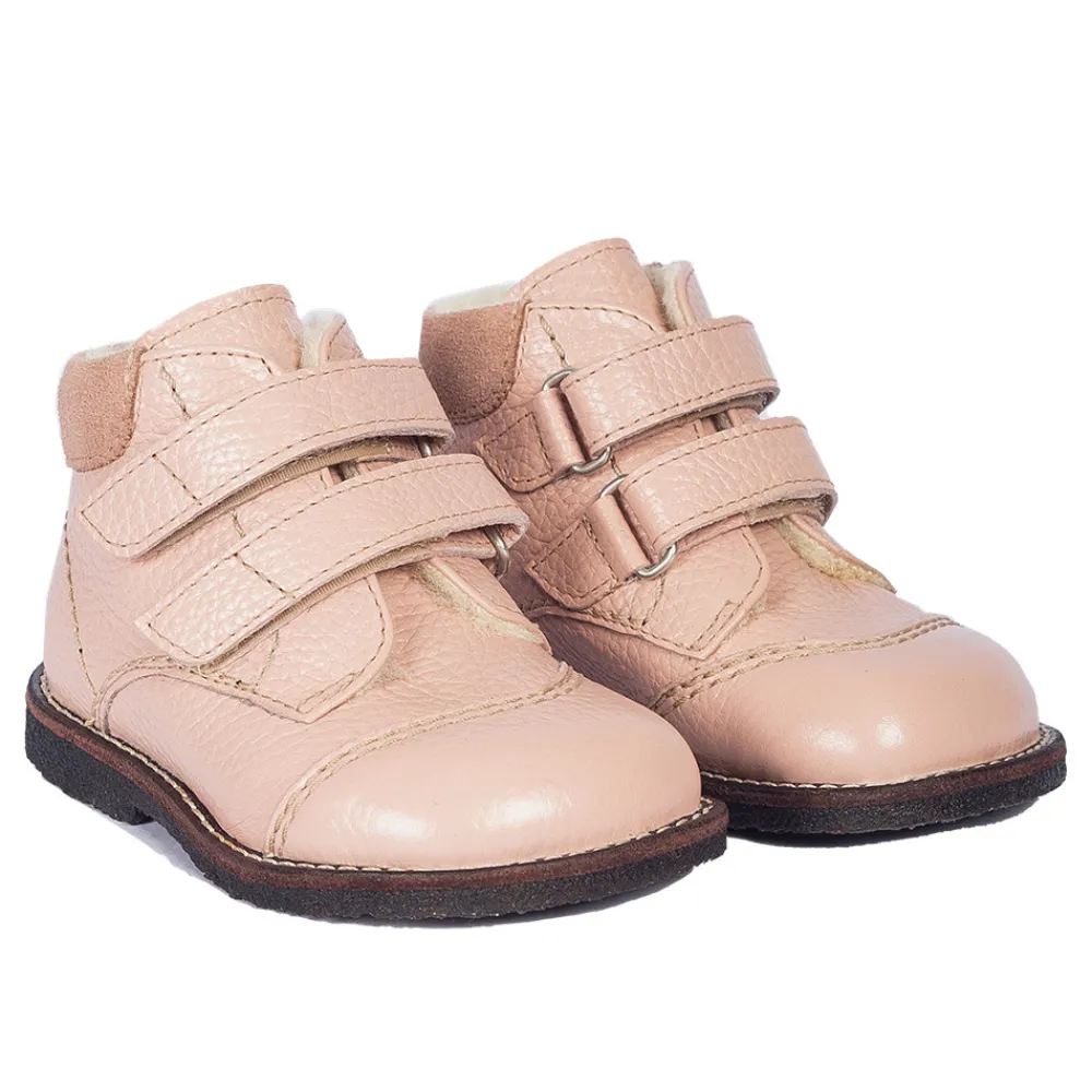 Angulus Begynder velcrosko - ROSEBUD- Vinterstøvler|Begyndersko