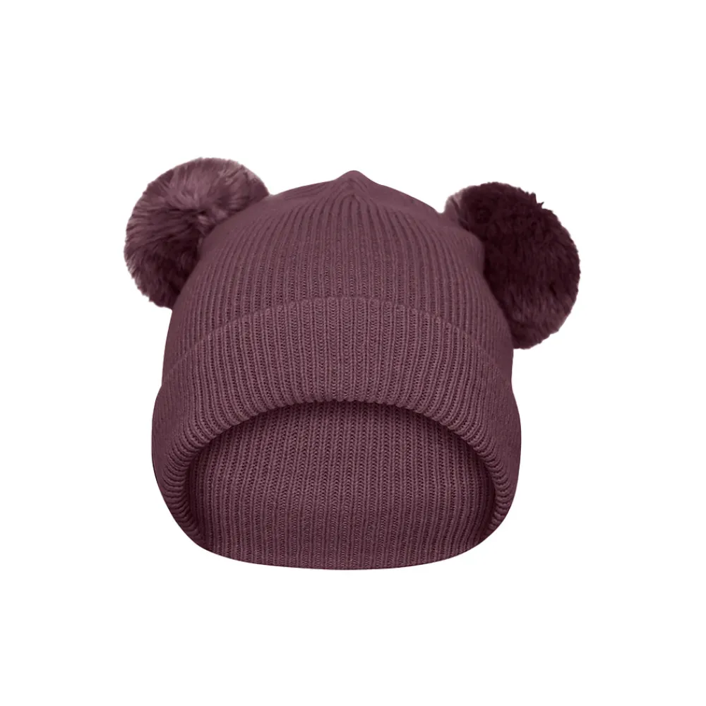 MP Denmark Bergen hat - pompons - Grape Shake- Elefanthuer & Huer