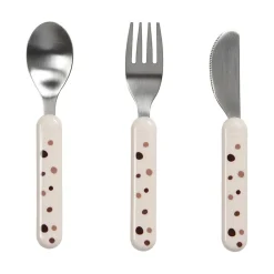 Done By Deer Bestiksæt - dreamy dots pudder- Bestik