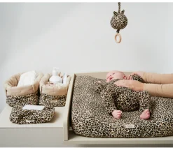 MarMar Copenhagen Betræk til vådservietter Cover Brown Leo-Børn Stofbleer