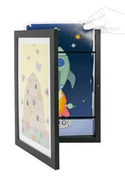 Vanilla COPENHAGEN Billedramme til tegninger - A4 - Black-Børn Rammer