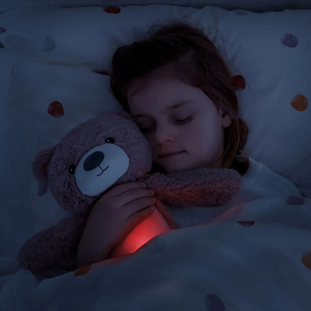 ZAZU Bjørnen Brody, søvntræner - pink-Børn White Noise Og Højtalere|Lamper