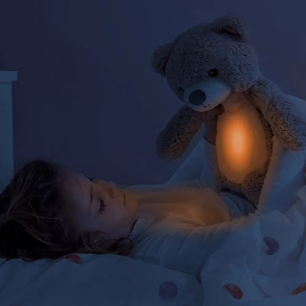 ZAZU Bjørnen Brody, søvntræner - pink-Børn White Noise Og Højtalere|Lamper