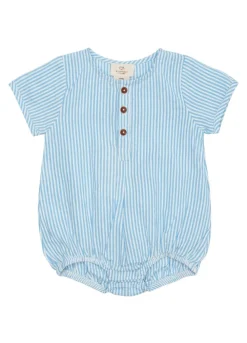 Copenhagen Colors Bæk og bølge romper - SKY BLUE- Bodystocking Kortærmet