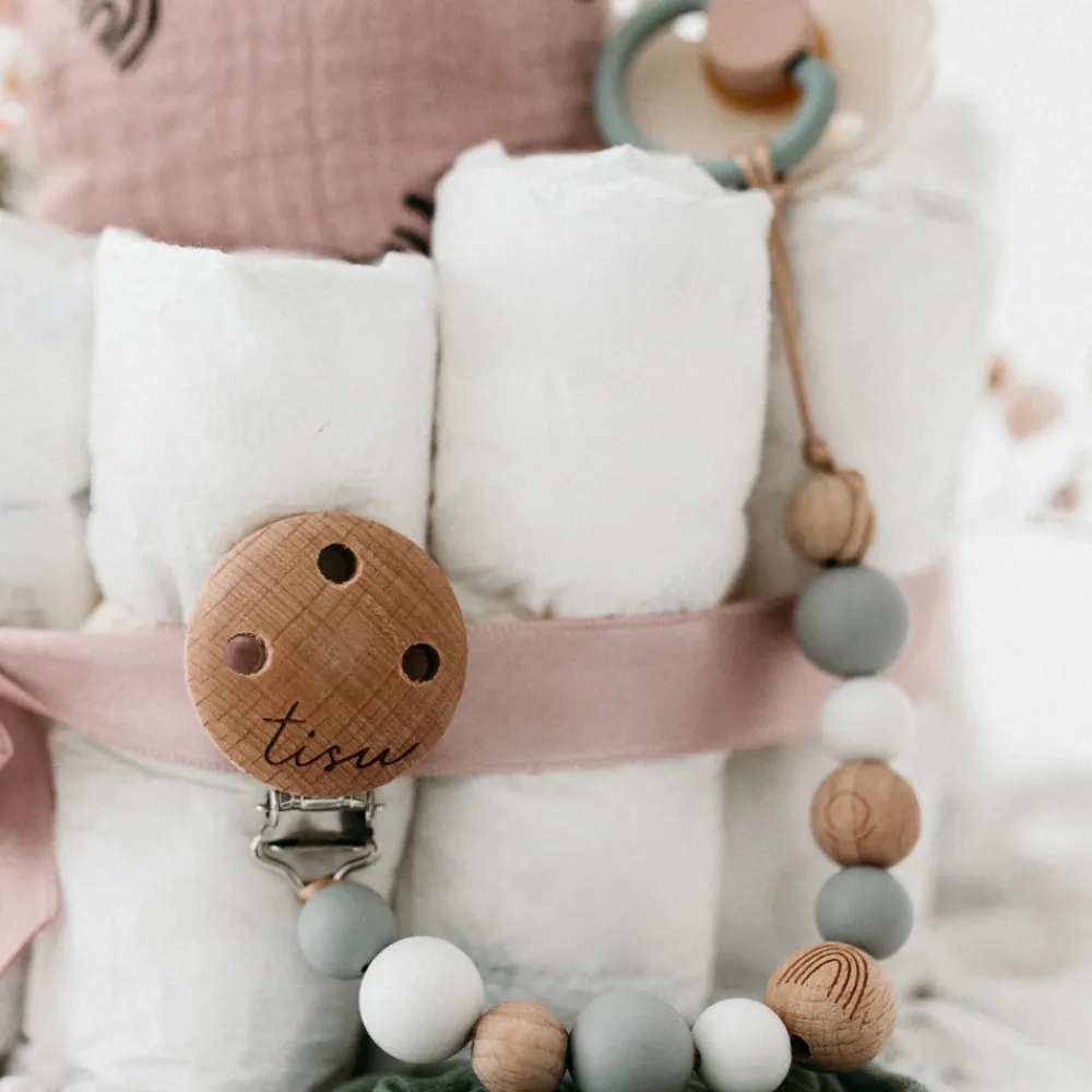 TISU Ble kage - Pink-Børn Stofbleer