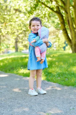 COROLLE Blomstret Bæresele til 30 cm dukke- Dukketilbehør