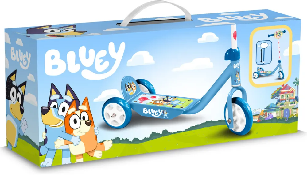 BLUEY løbehjul med 3 hjul- Løbehjul & Rulleskøjter