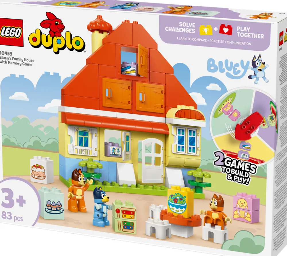 LEGO Duplo Blueys families hus med huskespil 10459- Lego