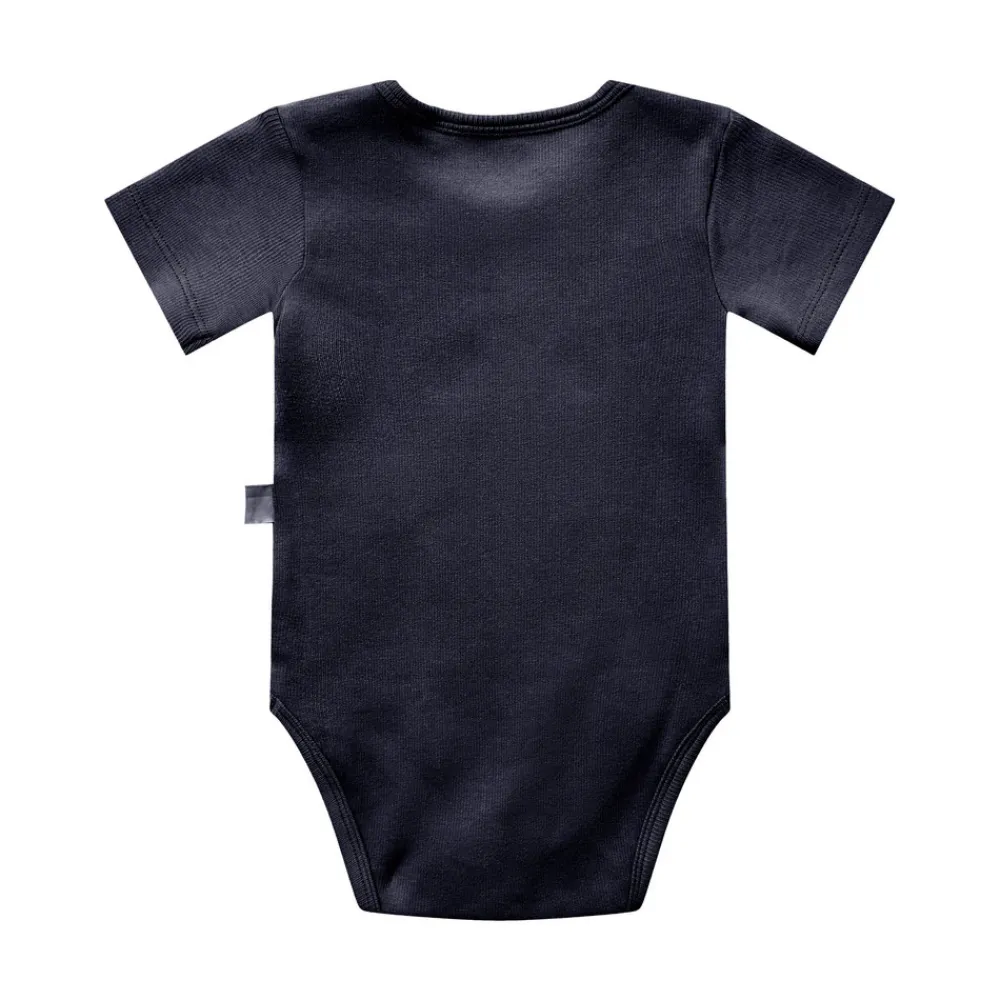 Sofie Schnoor Kids Body - Dark Blue- Bodystocking Kortærmet