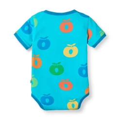 Småfolk Body kortærmet - Blue atoll- Bodystocking Kortærmet