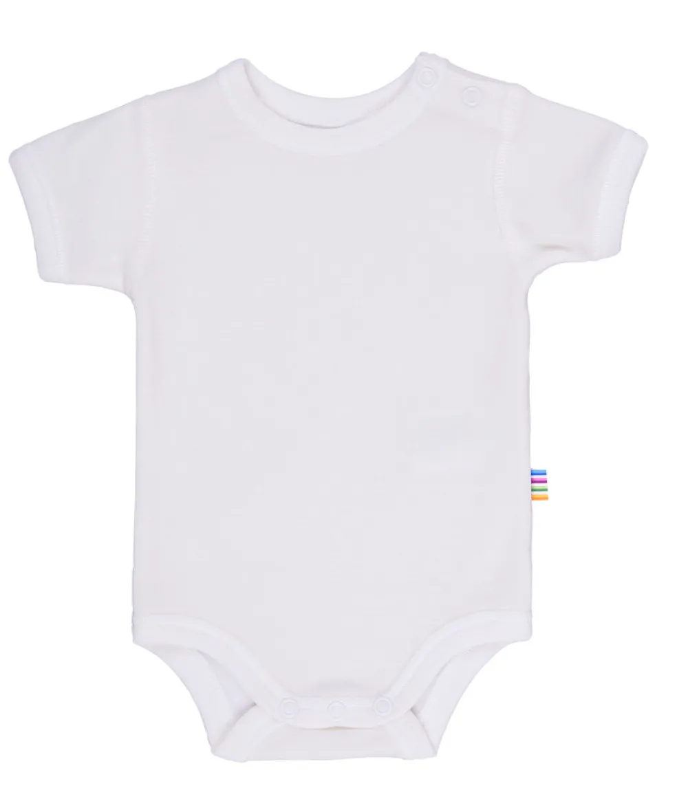 Joha Body kortærmet - Uld/Bomuld - - Natur- Uldbodyer|Bodystocking Kortærmet