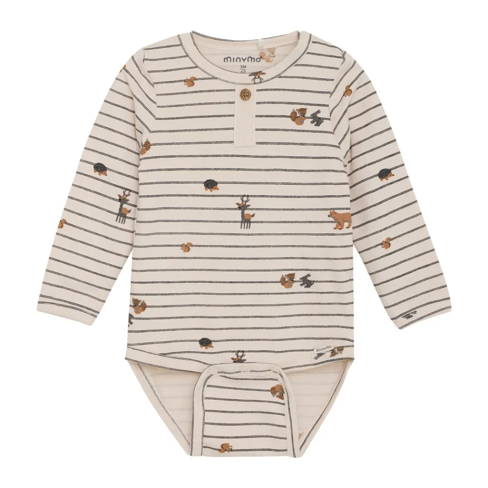 Minymo Body Langærmet - 2015- Bodystocking Langærmet