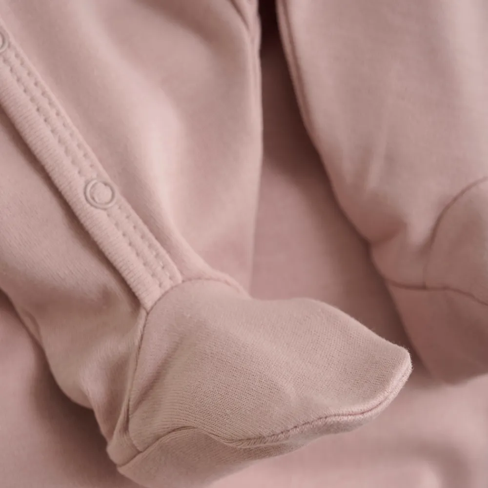 Fixoni Body langærmet m. Romper - Shadow gray- Heldragter M. Fod|Bodystocking Langærmet