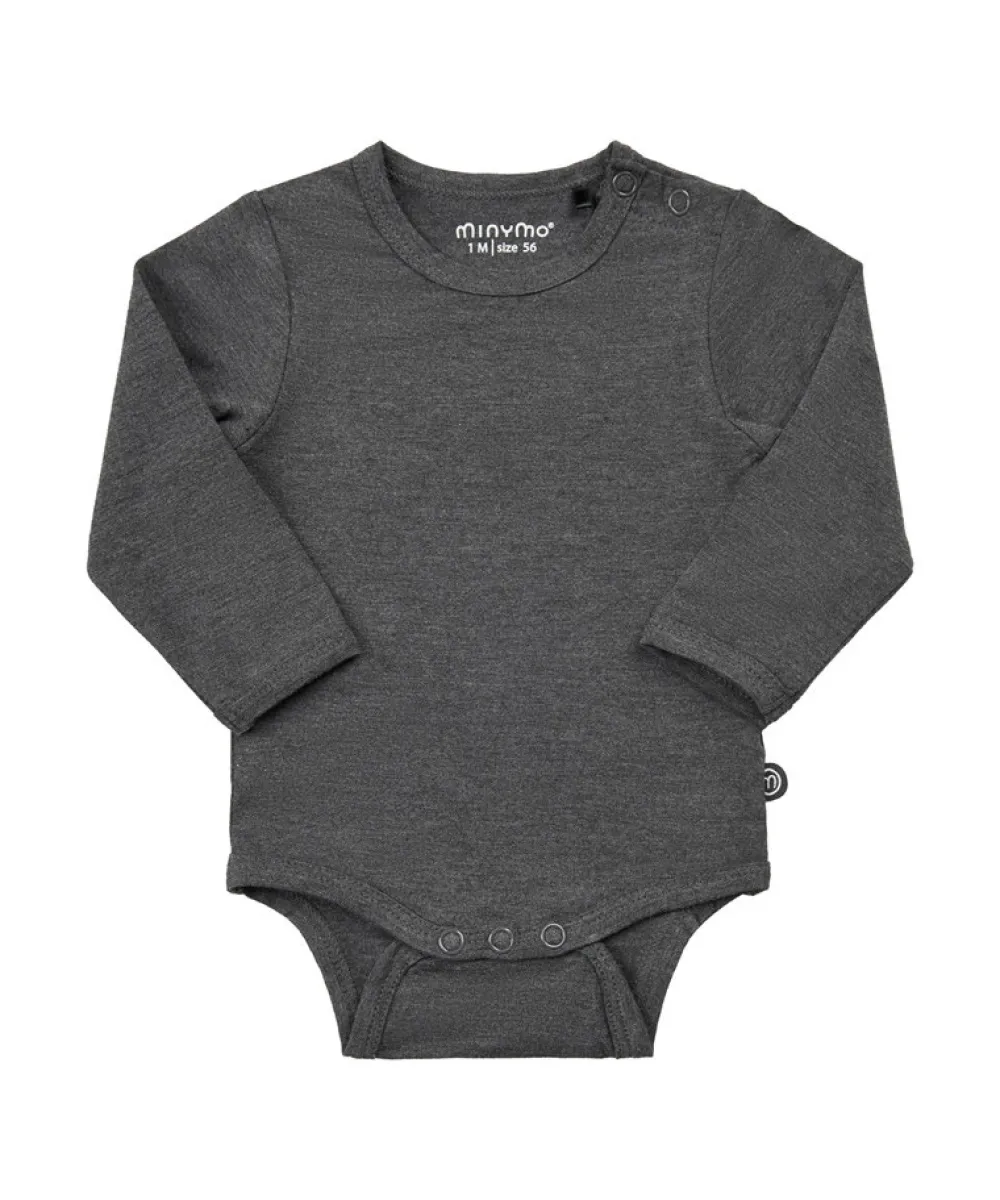 Minymo Body LS - Bamboo - 121- Bodystocking Langærmet