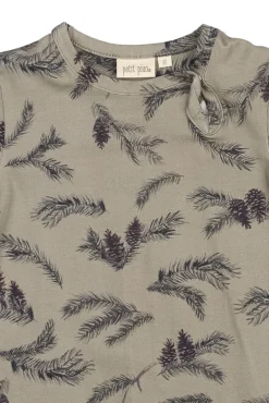 PETIT PIAO Body ls - Pine- Bodystocking Langærmet