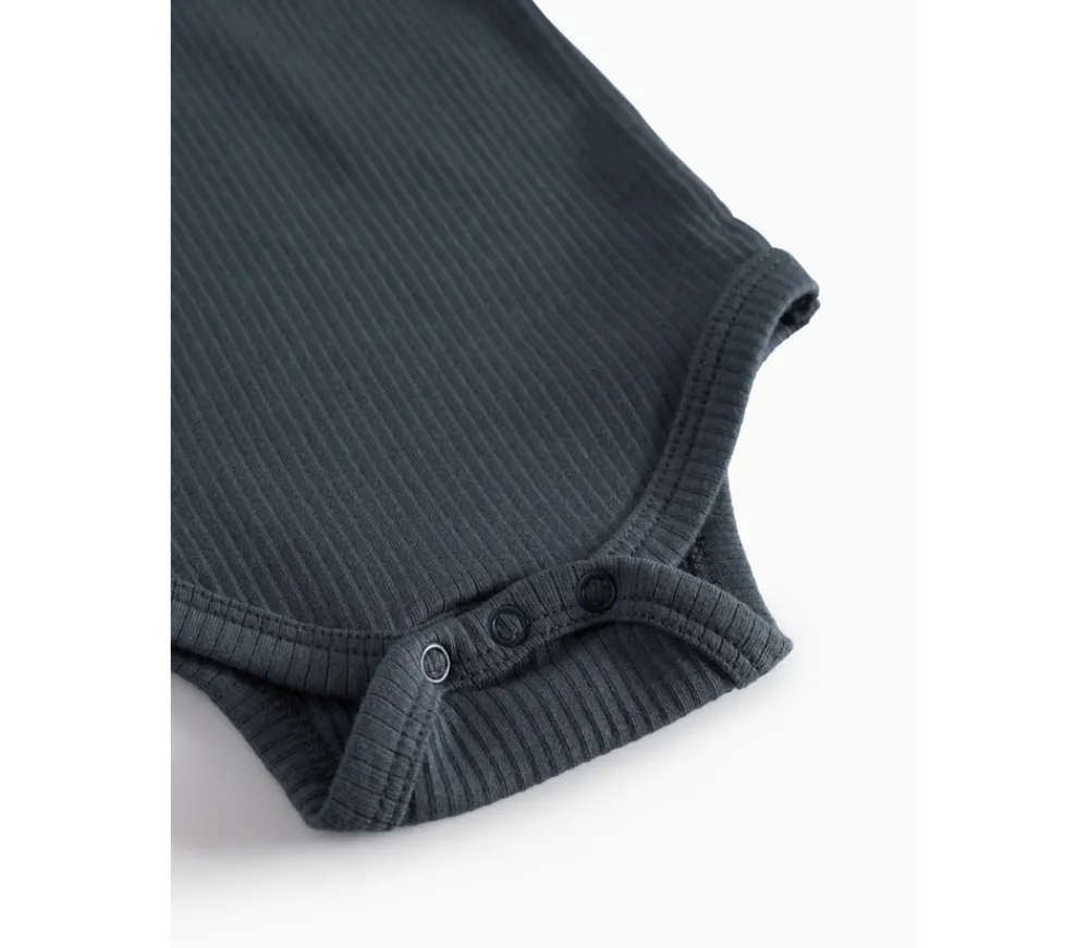 MarMar Copenhagen Body med lange ærmer - Blue- Bodystocking Langærmet