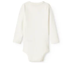 MarMar Copenhagen Body med lange ærmer - Gentle white- Bodystocking Langærmet