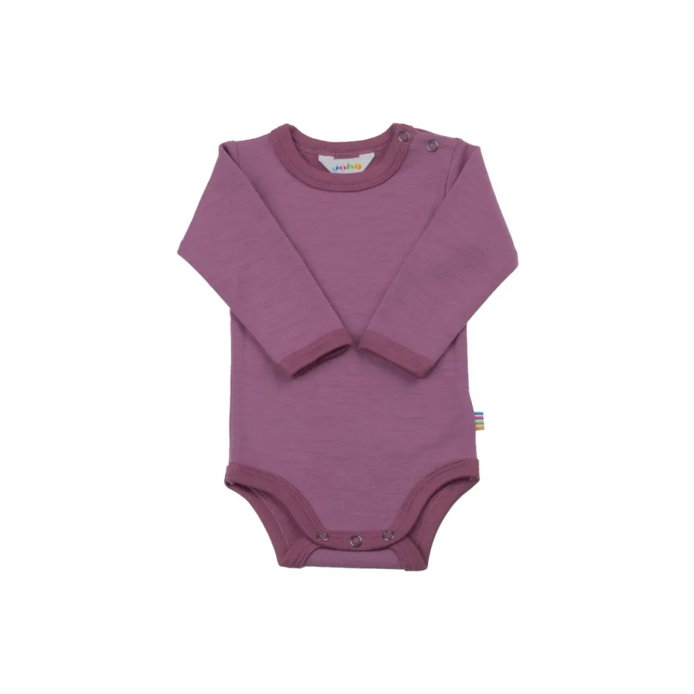 Joha Body m/lange ærmer - Grape Nectar- Uldbodyer|Bodystocking Langærmet
